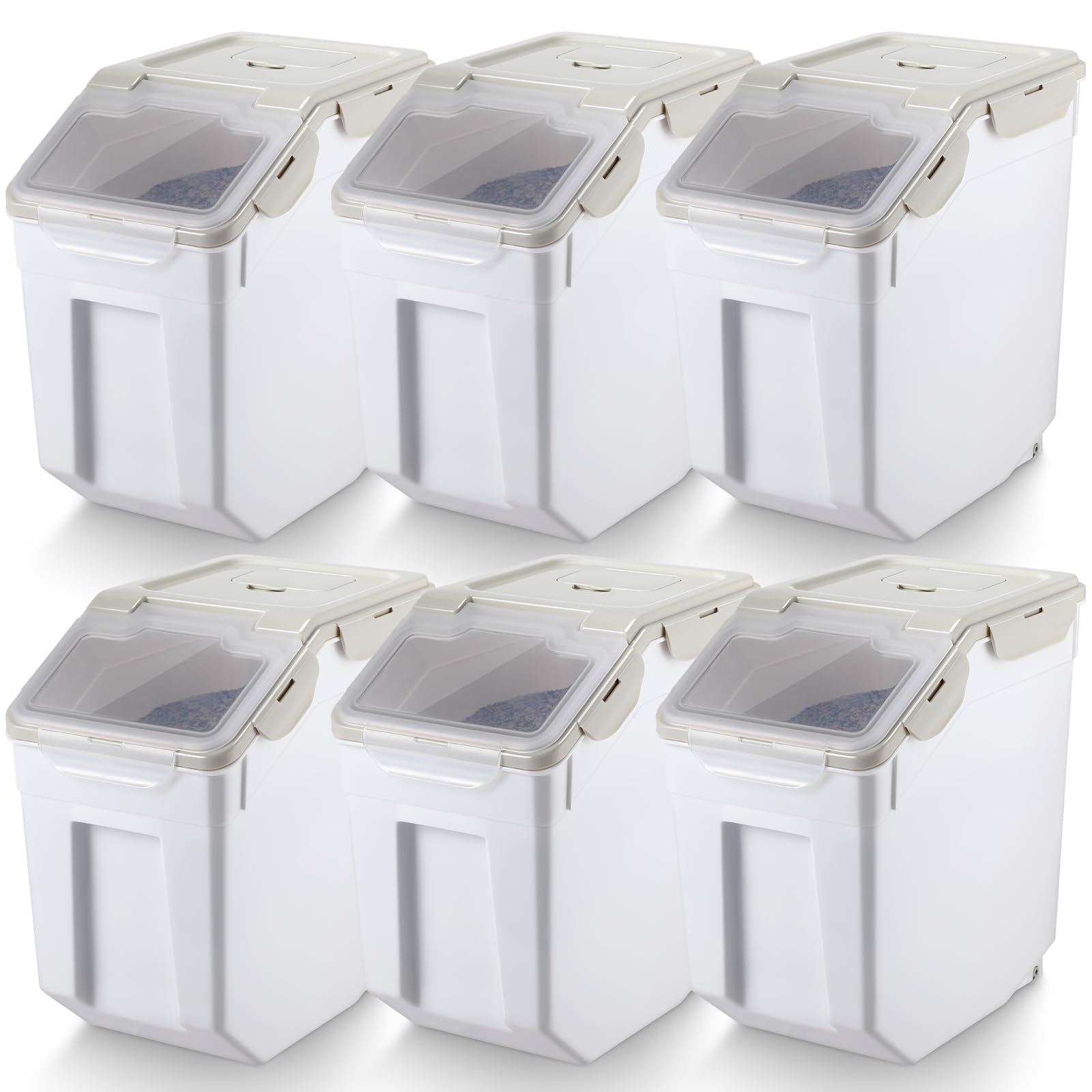 Purpeak Food Storage Container Pet Food Container Rice Storage Container Dog Airtight Dog Food