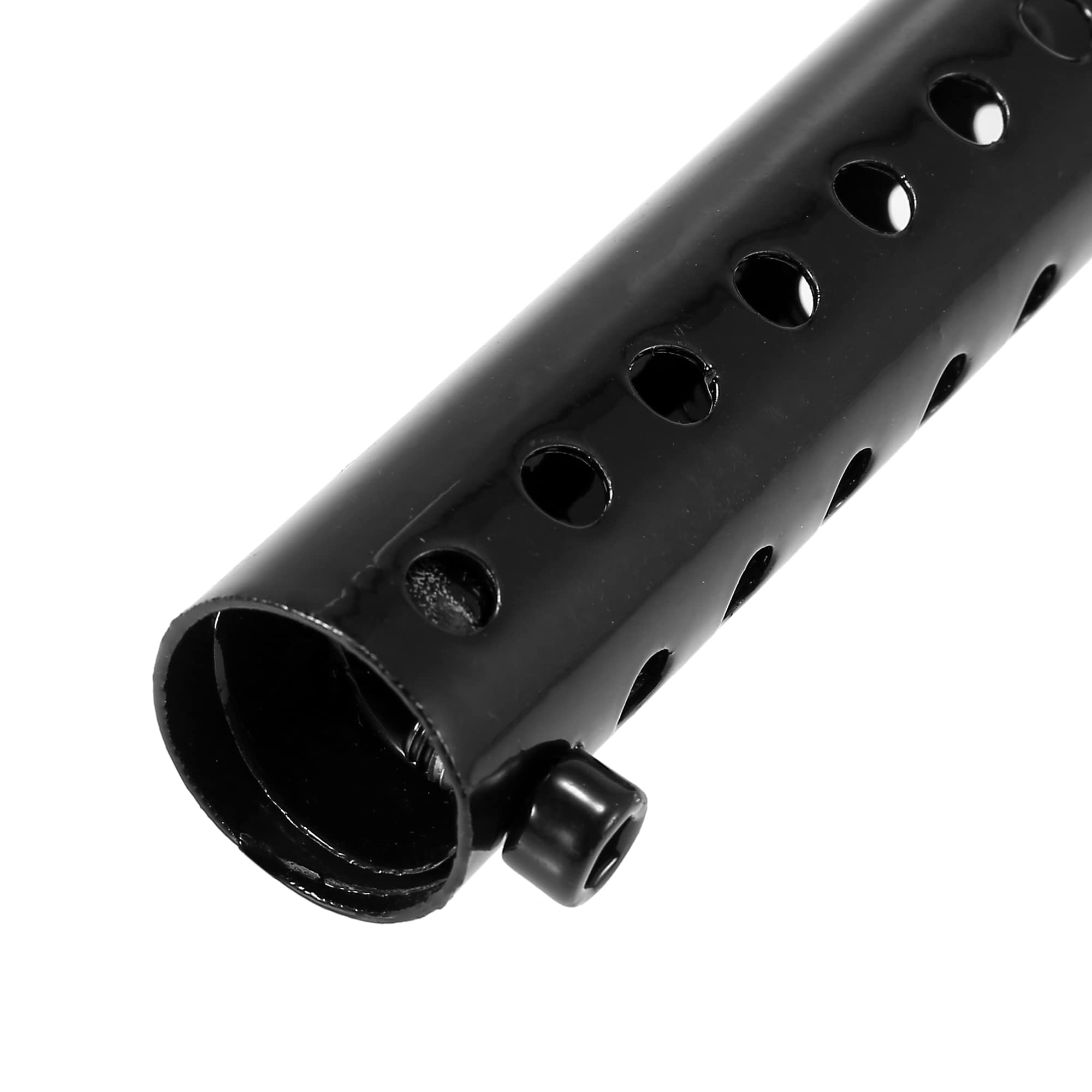 2 Silencieux D'échappement Universels 45mm Pour Moto - Acier Inoxydable Noir, Longueur 13,5cm - Réduction Bruit