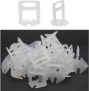 Tile Leveling System Spacers Clips，500Pcs 2.5mm Leveling Spacer Clips Tiles Leveler Spacers Kit for Tile and Stone Installation, Tile Leveling mat Floor Tile Spacers Wall Tile Leveling System