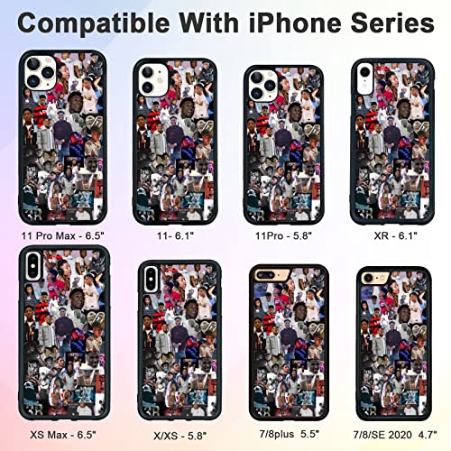 Mmyajt Cool Rapper Never Broke Again Phone Case Compatible With Iphone 14 13 12 11 Plus Pro Max Mini Xr Xs Max, Youngboy Phone Case Shockproof Fashion Design Phone Cover Gift For Boy Girl Men Women #TOP3