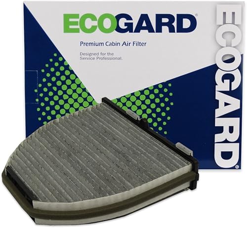 ECOGARD XC45844C Filtro de aire de cabina prémium con carbón activado para Mercedes-Benz E350 2010-2016, C300 2008-2012, GLK350 2010-2015, C250