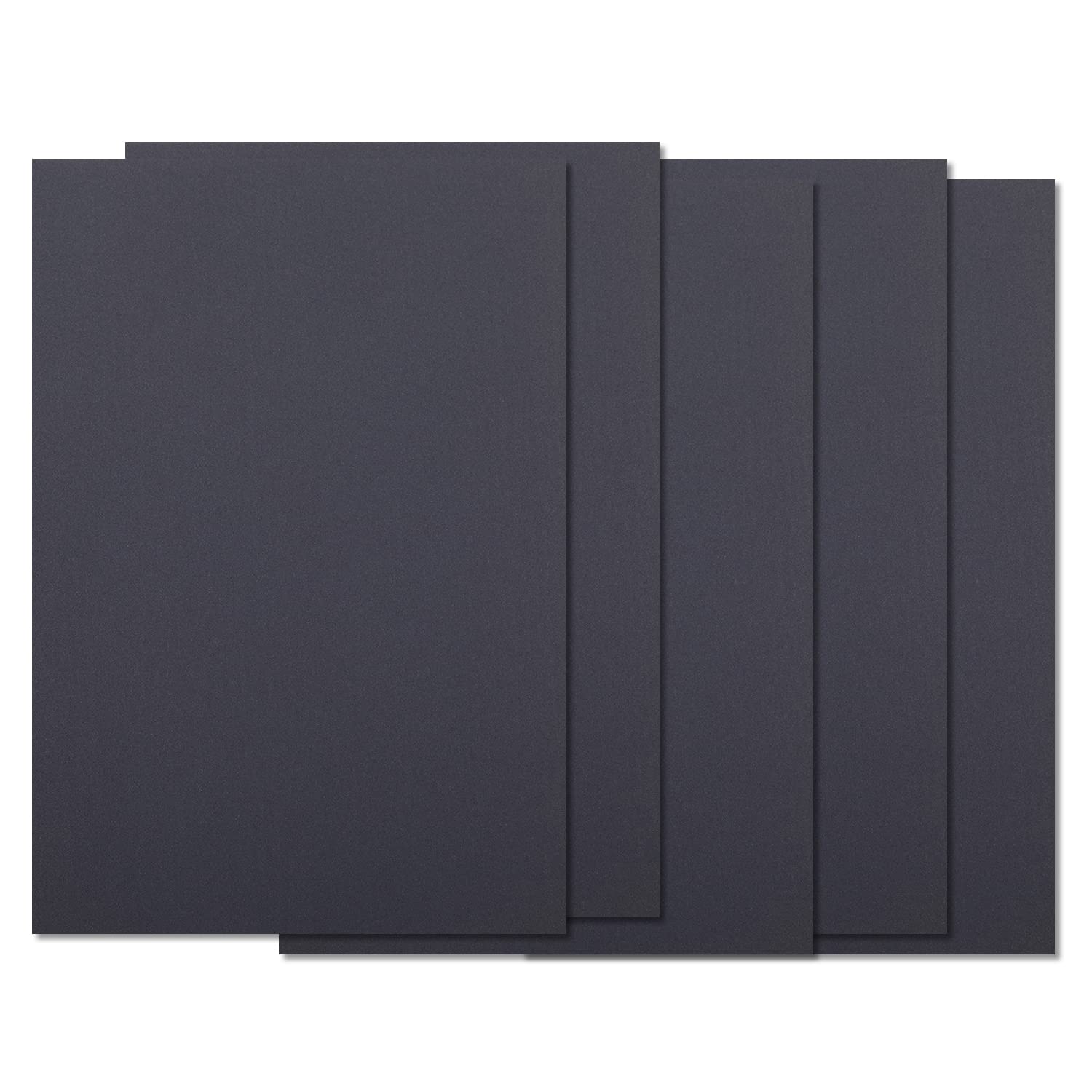 Utoolmart Schleifpapier mit 400 Körnungen, nass, trocken, Siliziumkarbid, Schleifpapier für Holz, Möbel, Metall, Automobil-Polieren, 5 Stück