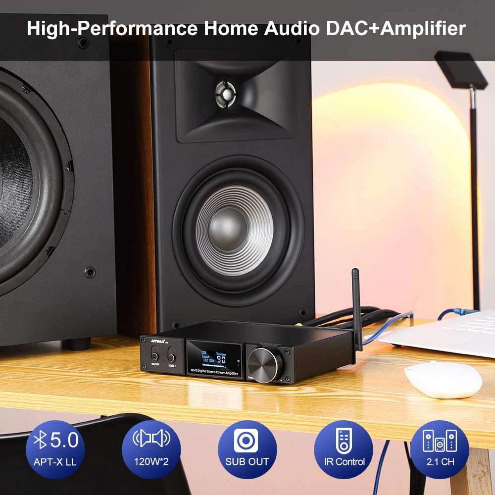 【最終価格】AIYIMA D05 Amazon.com: AIYIMA D05 Bluetooth 5.0 Power Amplifier 120Wx2