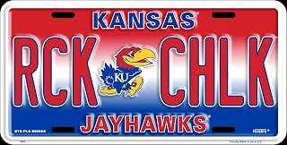 Hangtime University of Kansas - Kansas Jayhawks - RCK Chlk 6x12 inch Novelty License Plate