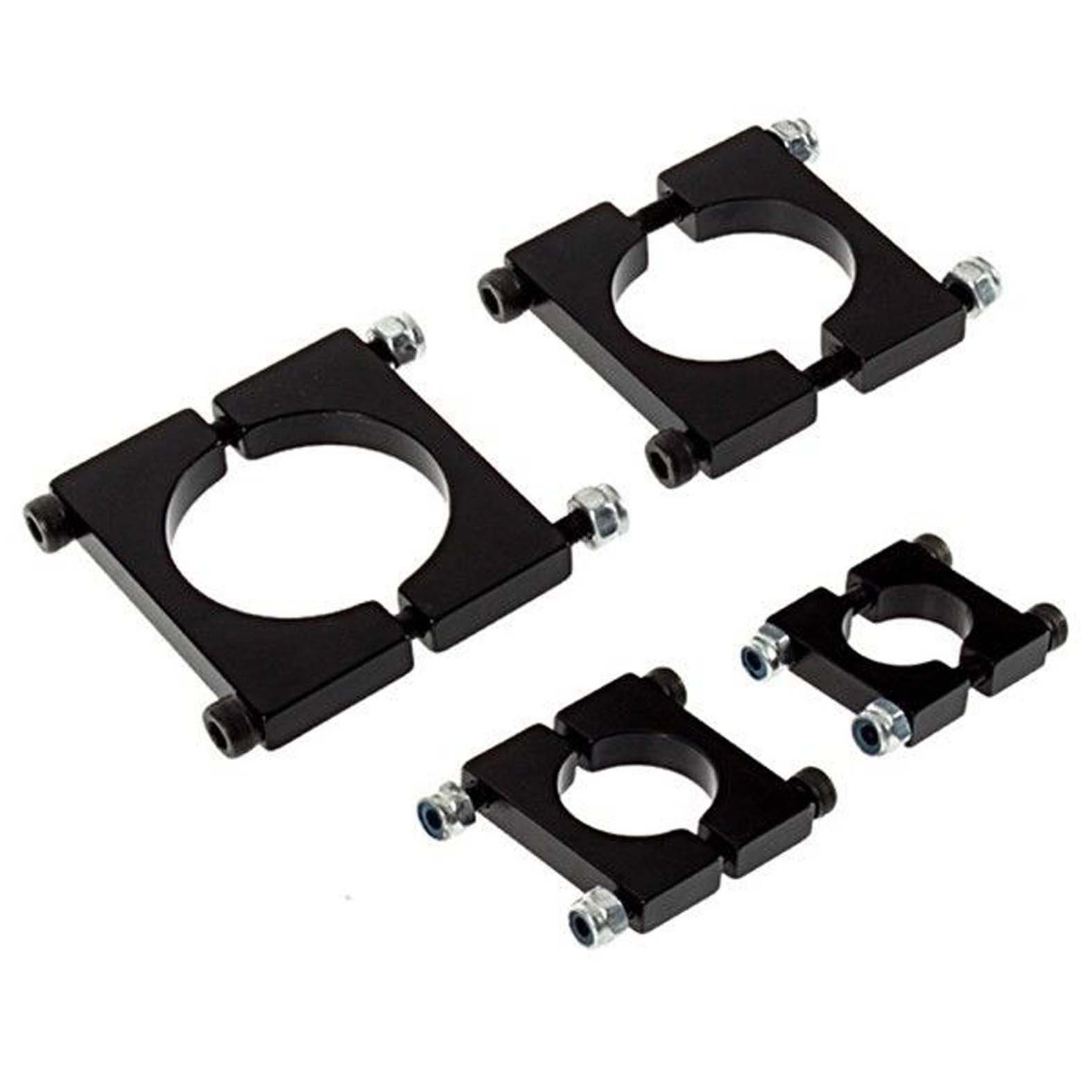 Hobbypower CNC Alloy 12mm Tube Boom Mount Motor Clamp for DIY Quadcopter Multirotor(Pack of 4 Pcs)