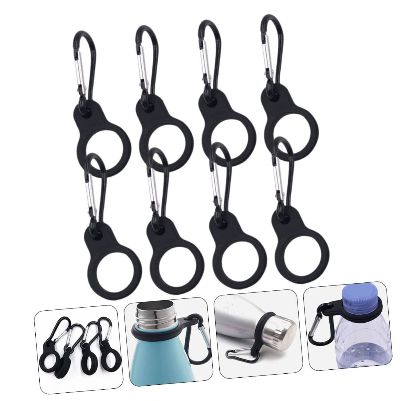 ibasenice Boucle De Bouteille Housse Fixe pour Gourde Sport Clip De Transport pour Camping Escalade Accessoire Réutilisable Milieu Extérieur