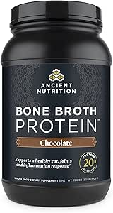 Ancient Nutrition Bone Broth Protein Powder, Chocolate