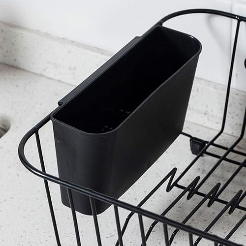 Miniatura 6 de OLOTU Escurridor de platos de metal para encimera de cocina recipiente de cuchillos y tenedor soporte multifuncional para utensilios accesorios de