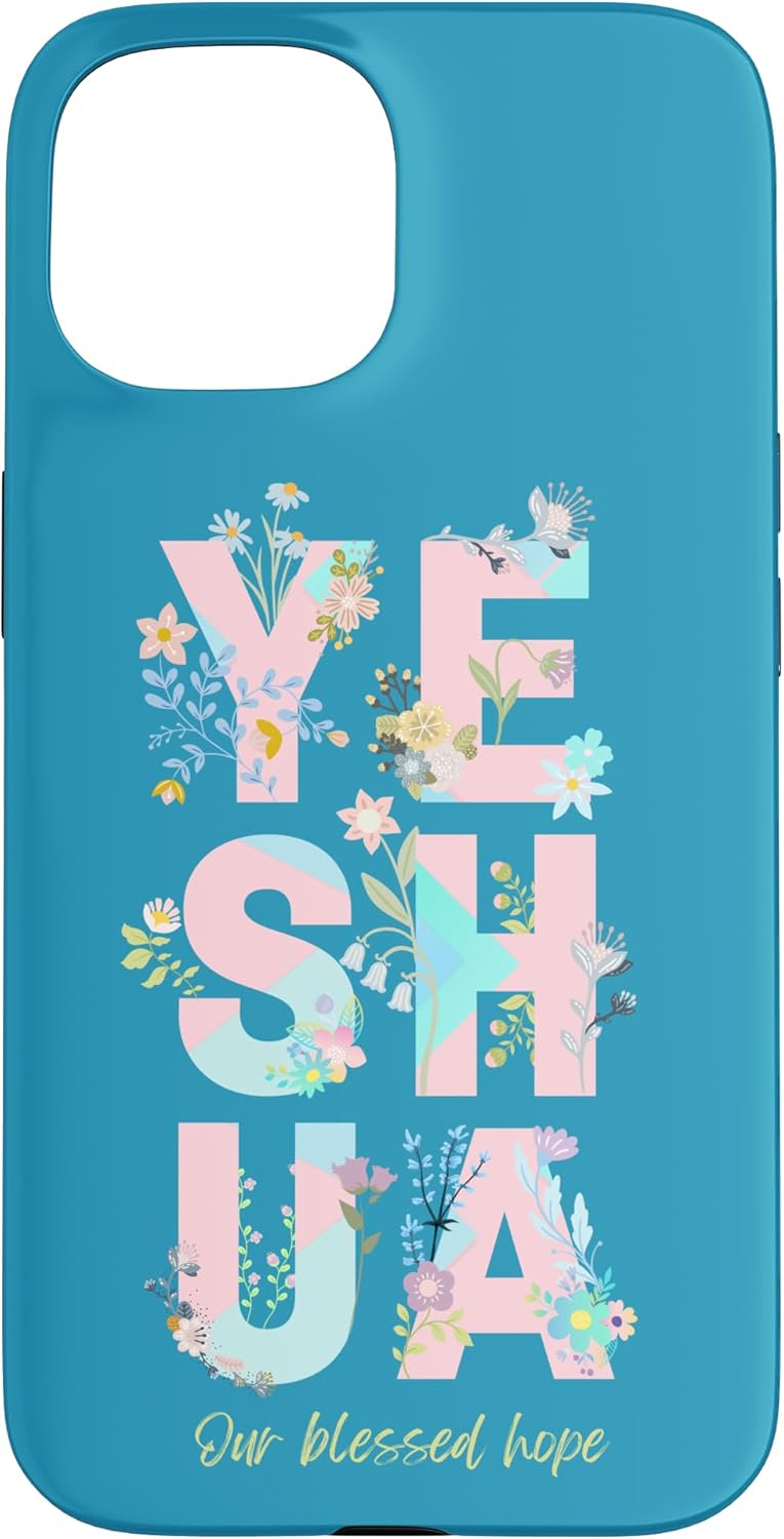 Yeshua Hamashiach Messianic Hebrew Jesus Floral and Fun Case for iPhone 16