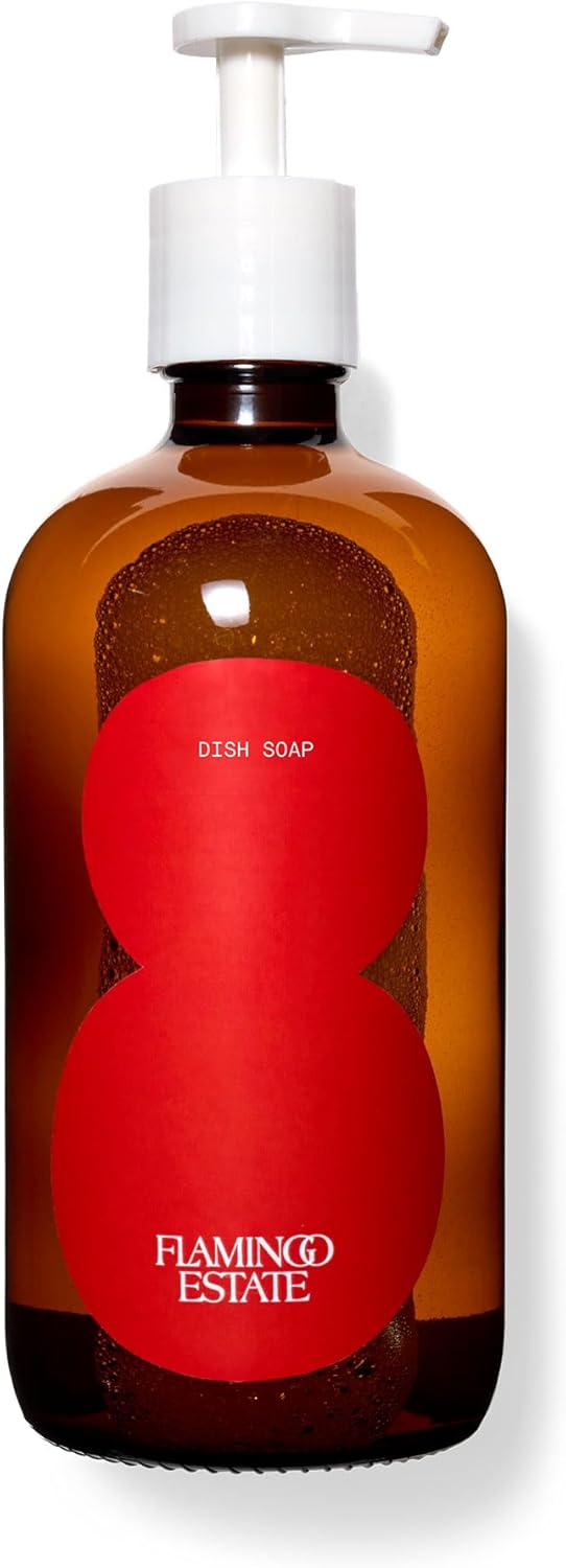 Flamingo Estate Roma Heirloom Tomato Dish Soap, Natural Garden-Fresh Fragrance, 16 Fl Oz