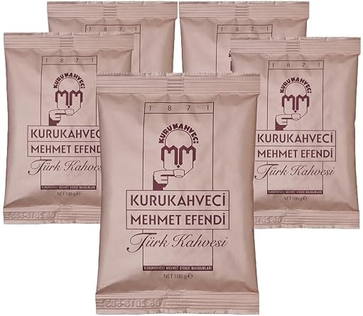 Kurukahveci Mehmet Efendi Turkish Coffee 100 Gr 5 Pieces
