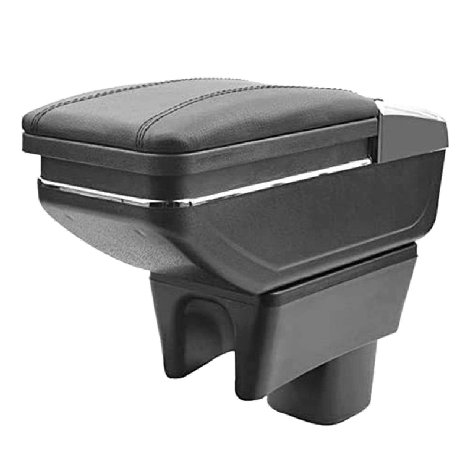 KJOET Car Storage Box PU Leather Central Armrest Box for Suzuki Swift 2005-2019 Interior Accessories