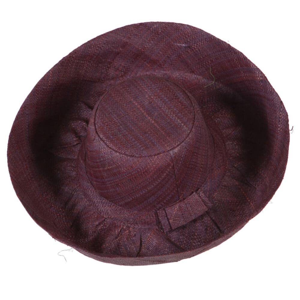 Miro Travel Wear Miro Boho Chic - Sombrero Ibiza Medio. Practica y Chic Pamela de ala Media realizado en Rafia de Madagascar. Pamelas para Bodas y Tocados. Sombrero Playa Mujer Paja. Madrina Boda.