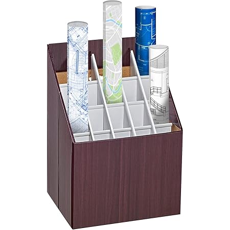 Amazon.com: AdirOffice Corrugated Cardboard 16 Roll file cabinet Long ...