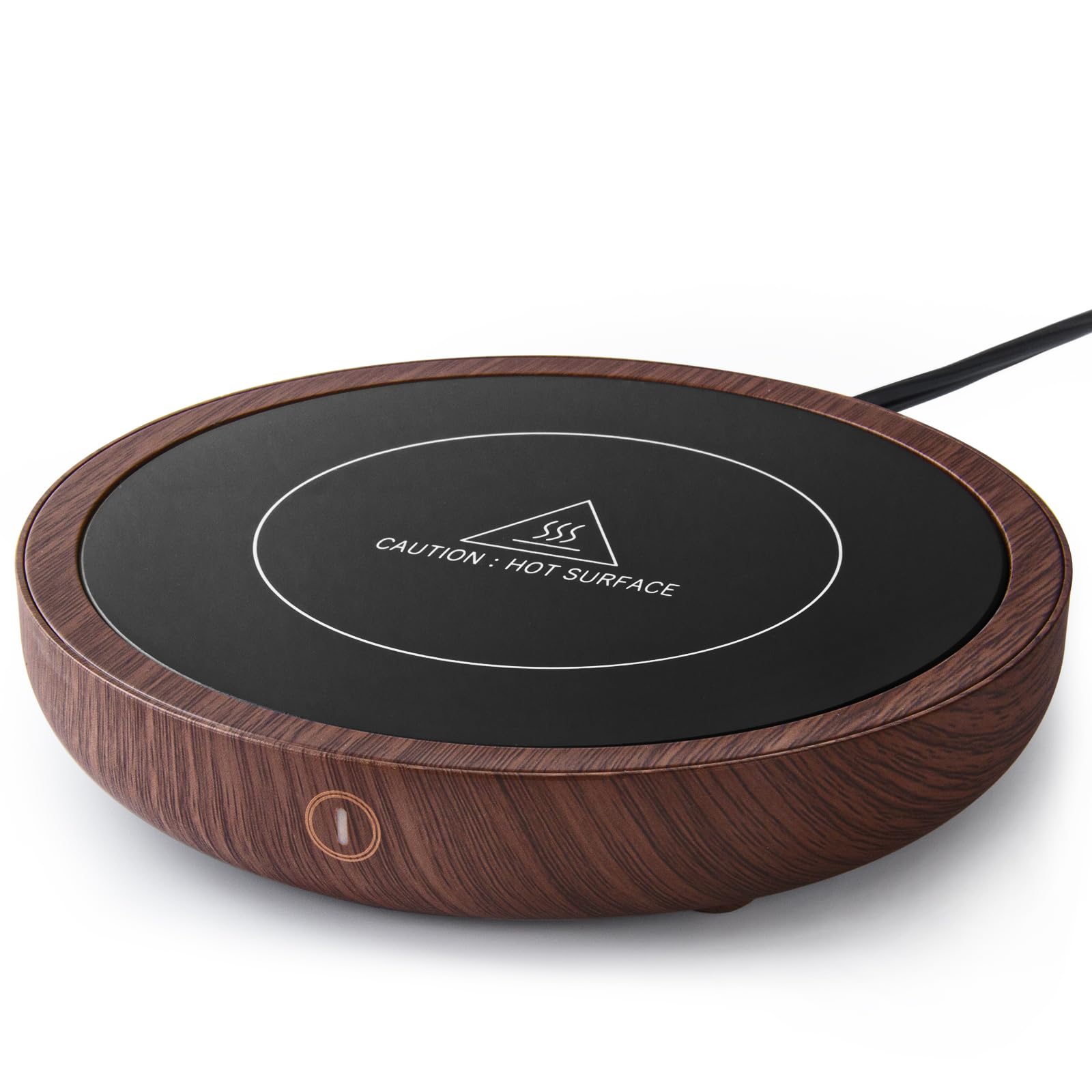 Coffee Mug Warmer, 36W Fastest Heating Temperature, KRGMNHR Coffee Cup Warmer for Desk Auto Shut Off with 3-Temp Settings, Candle Wax Warmer Heating Plate for Coffee, Milk, Tea