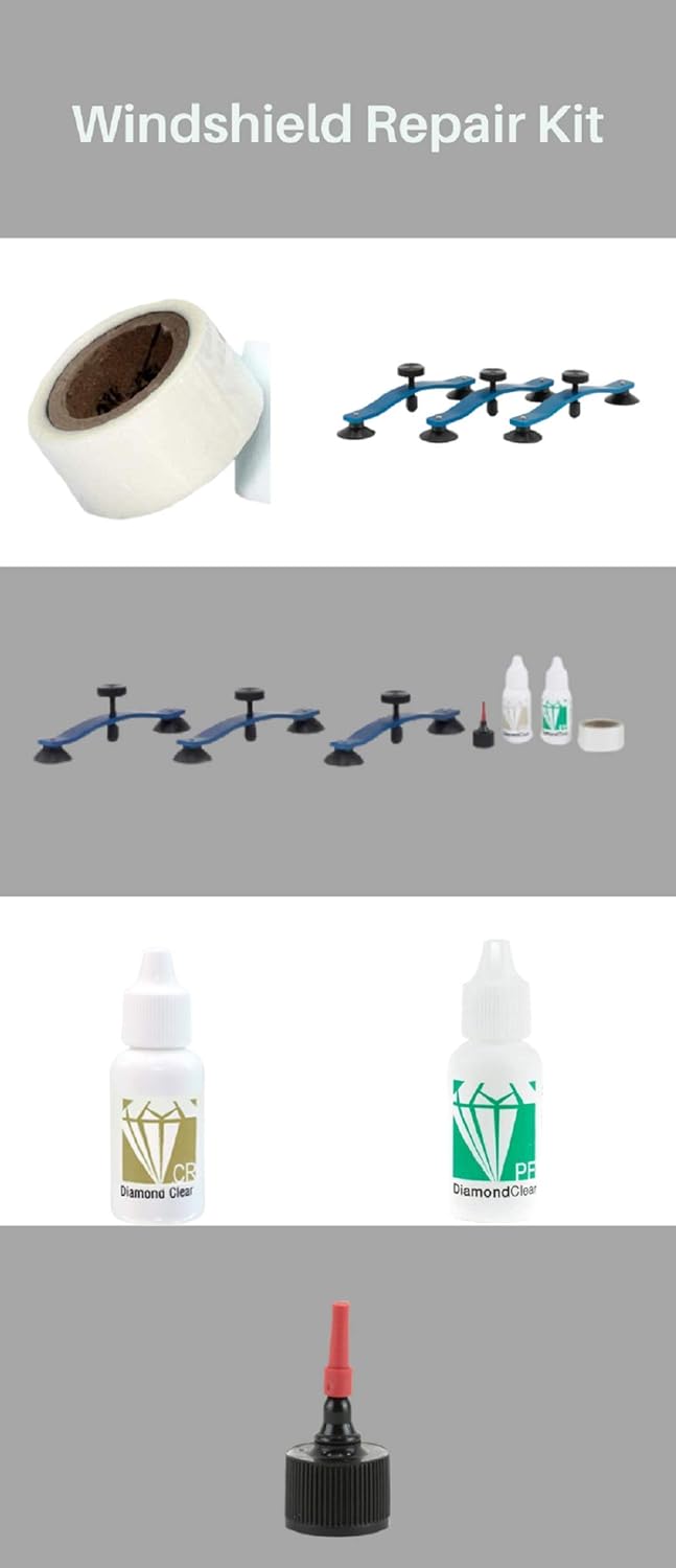 Crack Repair System Windshield Crack Repair Kit - Windshield Long Crack Repair Tool