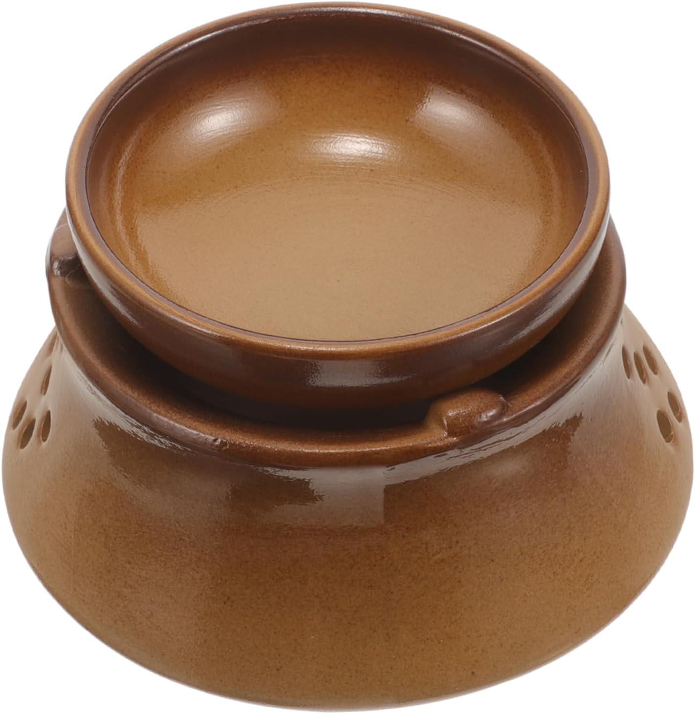 Ceramic Tea Warmer Set Coarse Pottery Teapot Heater Japanese Style Tea Cup