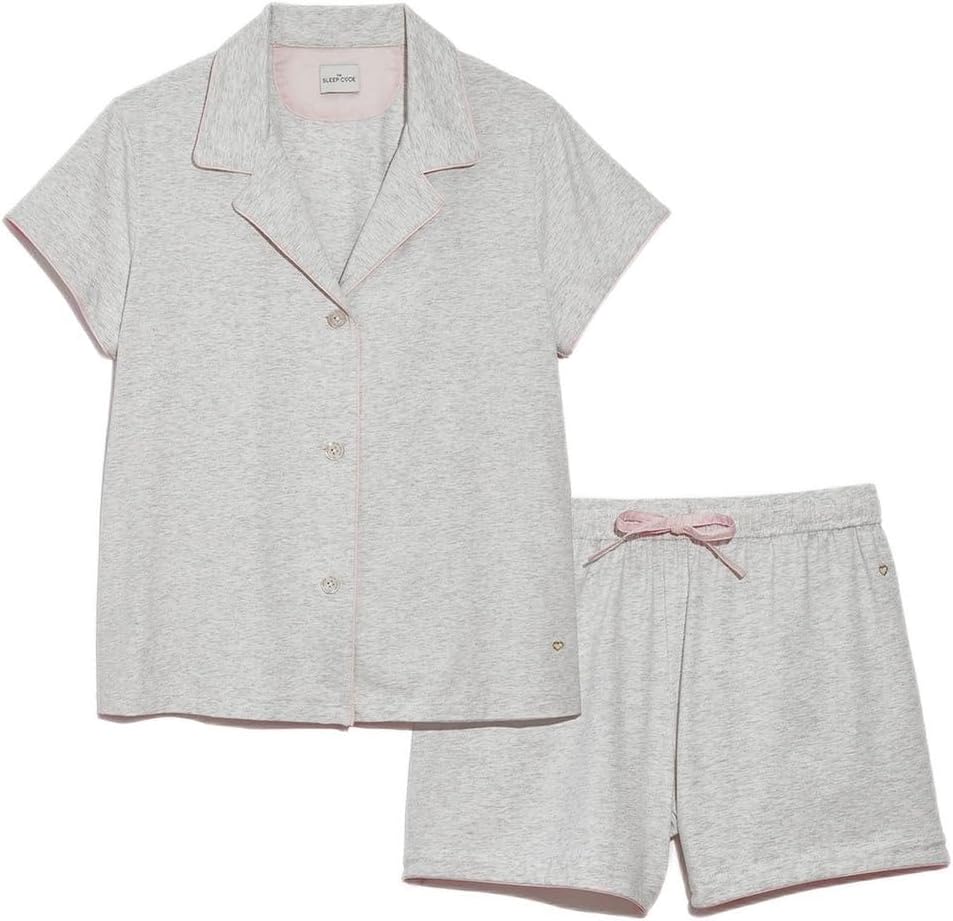 The Sleep Code Organic Pima Cotton Jersey Classic Short PJ Set