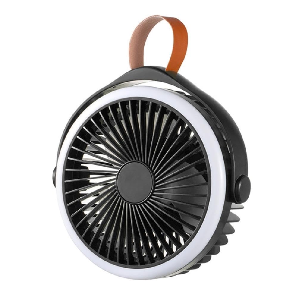Ventilateur de camping enfant WUURAA cadeau idéal pour garçon et fille avec veilleuse LED nomade