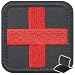 Ecusson Medic Patch Patch Medyczny Scratch - Do kamizelki obciążonej | Plakat Airsoft, kamizelka taktyczna airsoft, wojskowa kurtka wojskowa, kamizelka kulowa, policja Patch
