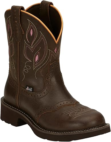 Justin Gemma Shetland Western Boot Punta Redonda - L9526