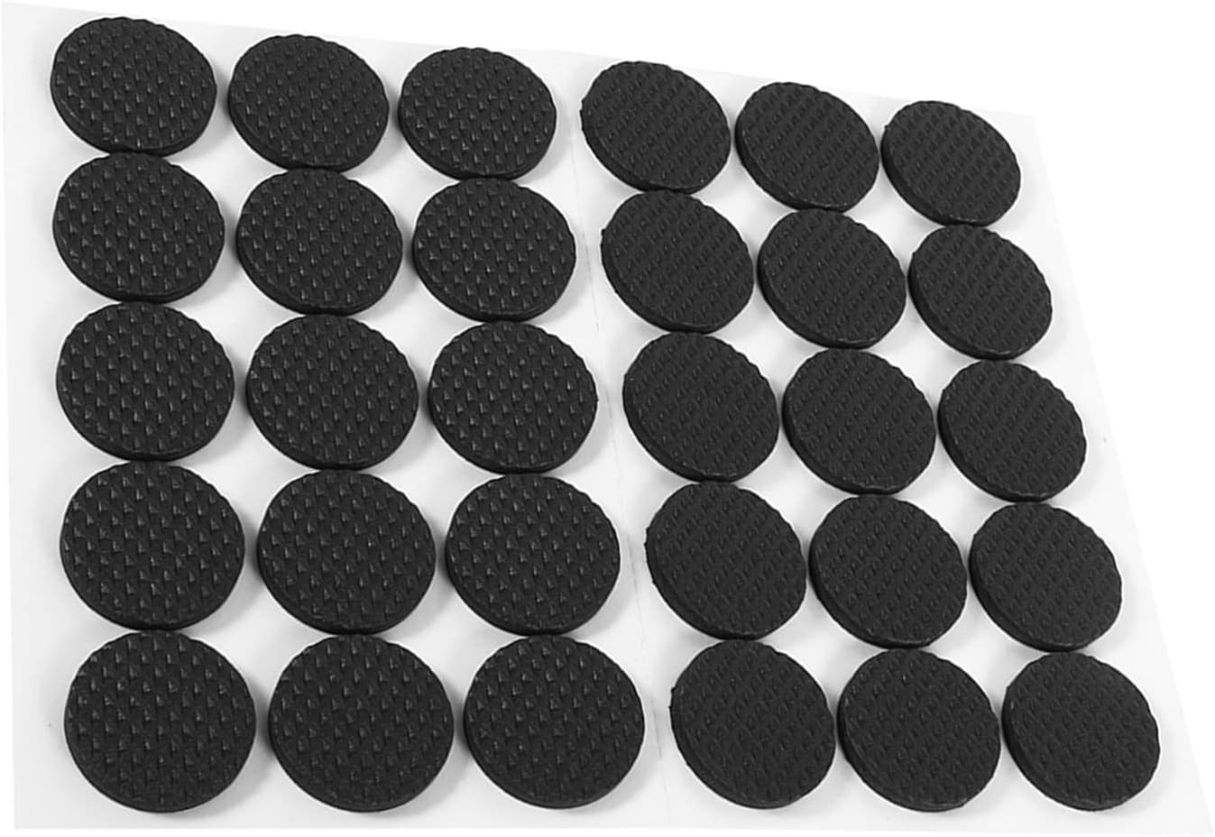 Generic 30Pcs Black Rubber Feet Pads, Self Adhesive Furniture Protectors for Sofa Table Chair, with Rubber Material for Floor Wall Desk Protection