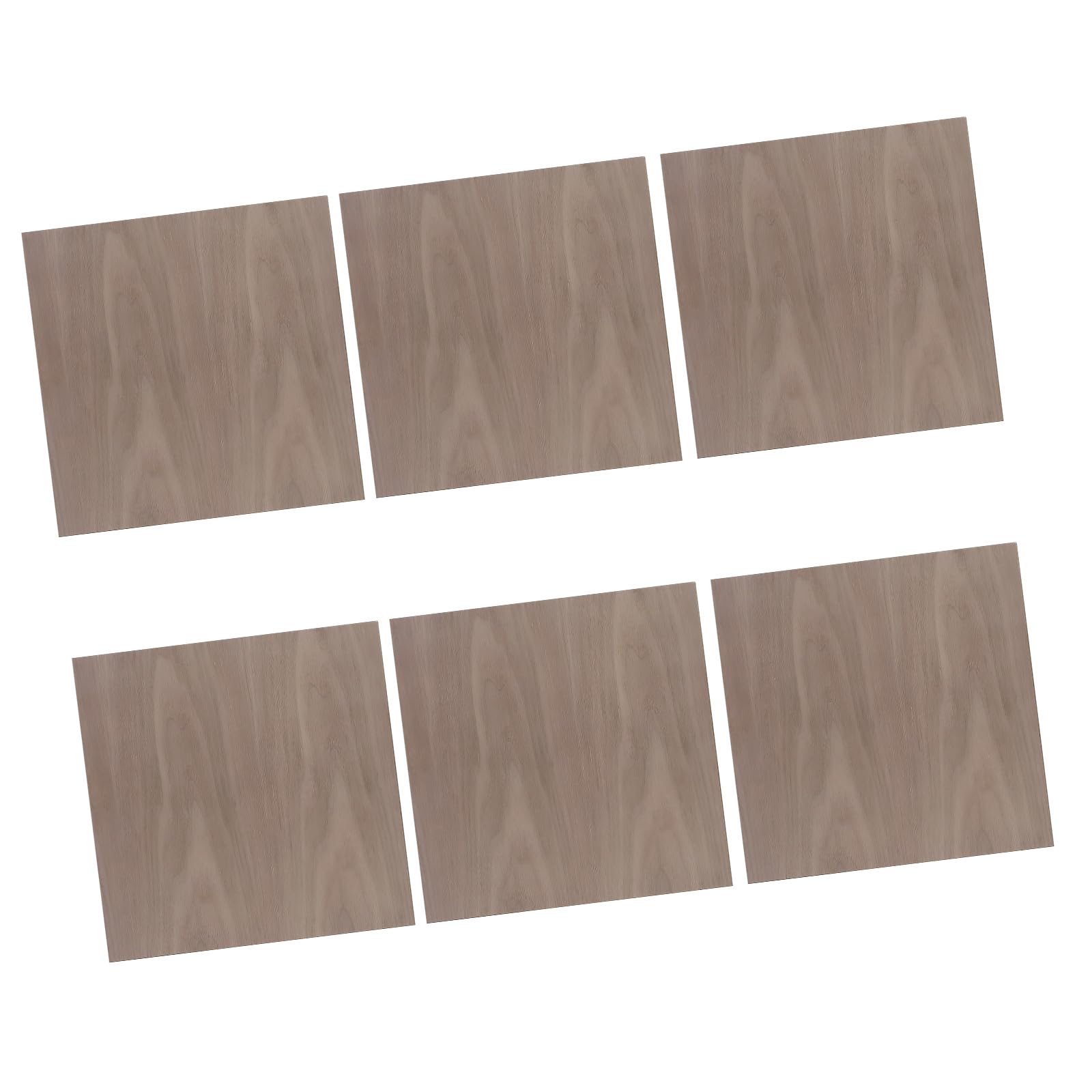 Sbshiouu 6Pcs 12Inch Unfinished Wood Slices Paintable Wooden Squares for Craft Painting Wood Engraving Home Decoration Light Cutting