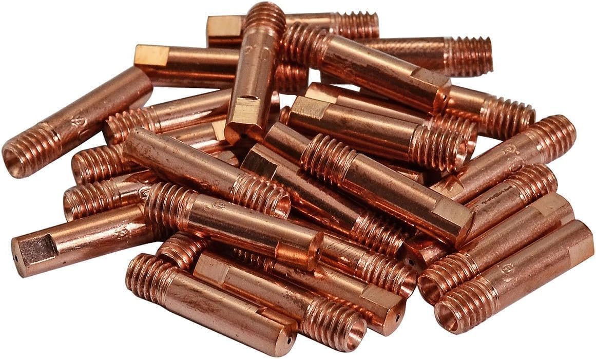 RIVERWELD 15AK MIG Contact Tips 0.030" & 0.8mm 140.0059 M6x25mm 20pcs