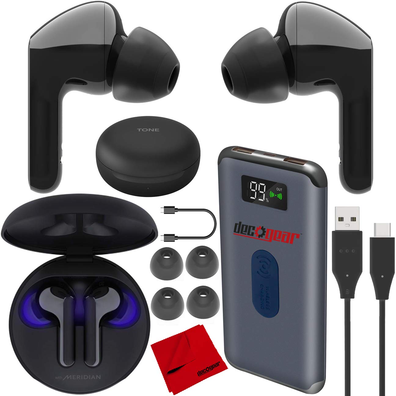 Lg Tone Free Hbs Fn6 True Wireless Stereo Bluetooth Earbuds