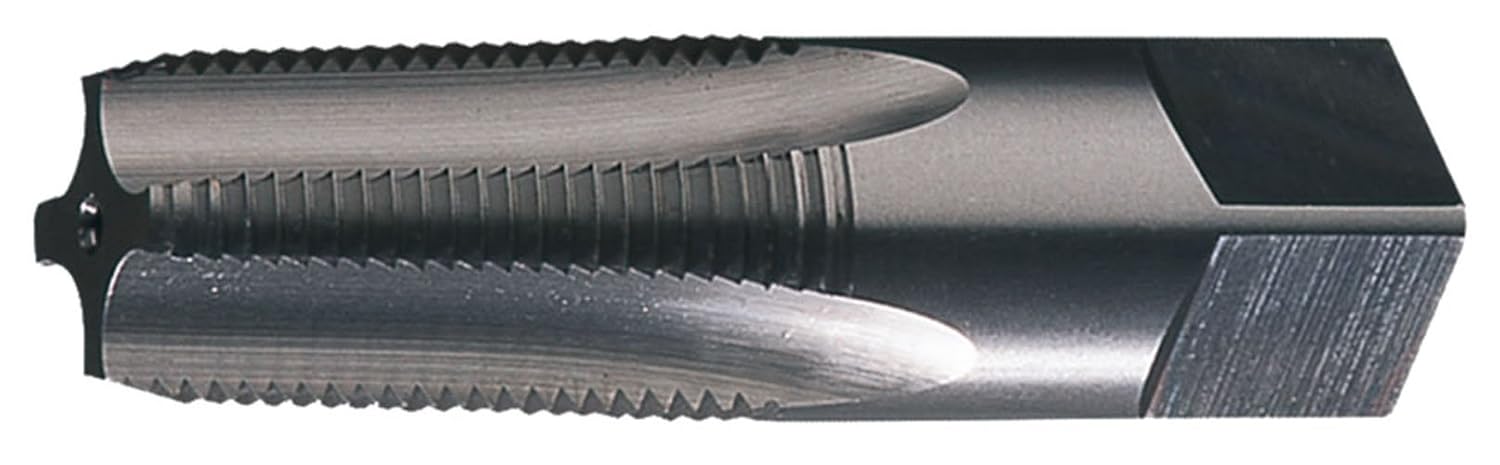 Greenfield Threading 387212 GT/VTD 1/8-27NPSF PTS 4FL GP Straight Pipe Tap, LG SHK