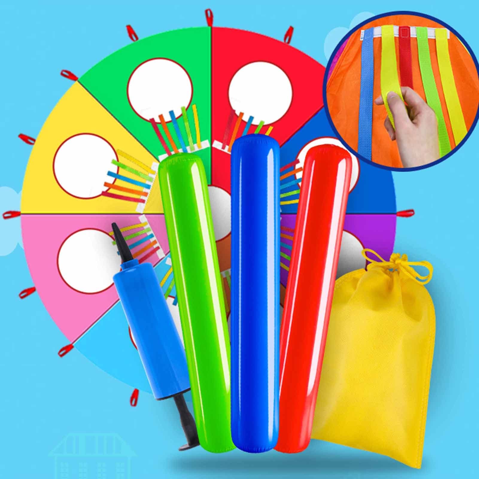 Juego de paracaídas con agujeros, juego de entrenamiento de agilidad para niños, juego de paracaídas de lágrima, paracaídas