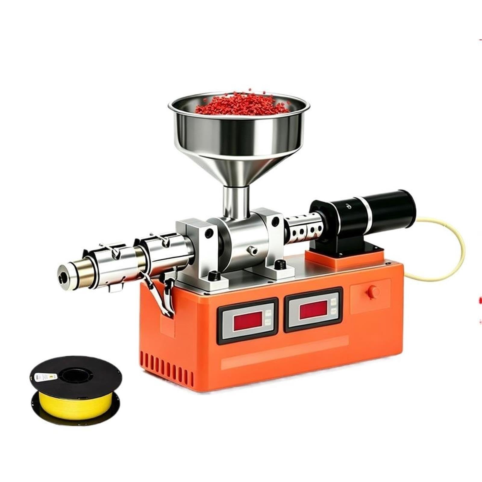 1,75 mm 2,3 Drukarka 3D Filament Maker, wytłaczarka jednoślimakowa Materiały eksploatacyjne Wytłaczanie do TPU PE PP ABS PVC Making Mac dla Fabryki(B)