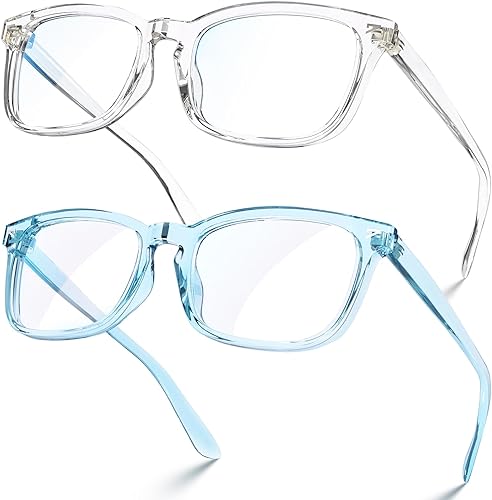 VISOONE Montana, gafas de bloqueo de luz azul cuadradas con antideslumbramiento para videojuegos, mujeres y hombres