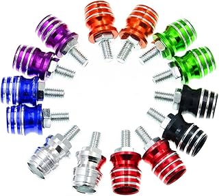 VICASKY Parafusos Decorativos Para Motocicletas Veículos Elétricos Ciclomotores 10 Peças Parafusos Para Placas De Licença Acessórios Para Motocicletas Acessórios Para Carros