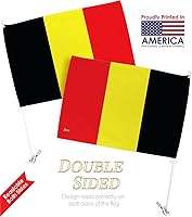 Vista 198 de Bandera de Estados Unidos con poste para coche, bandera para carros, 2 unidades, bandera de América, capó para auto, 4 de julio, decoración