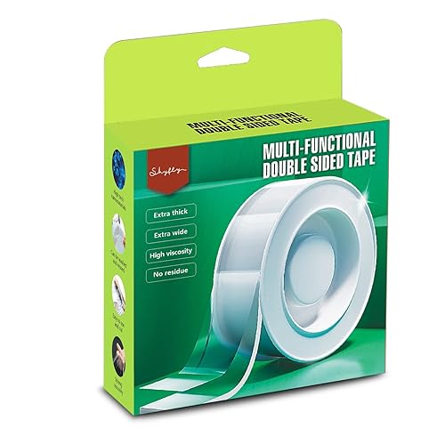 Miniatura 8 de SHYFLY Cinta de doble cara resistente para paredes, nano cinta adhesiva fuerte, sin residuos, cinta de gel reutilizable multifuncional, para uso
