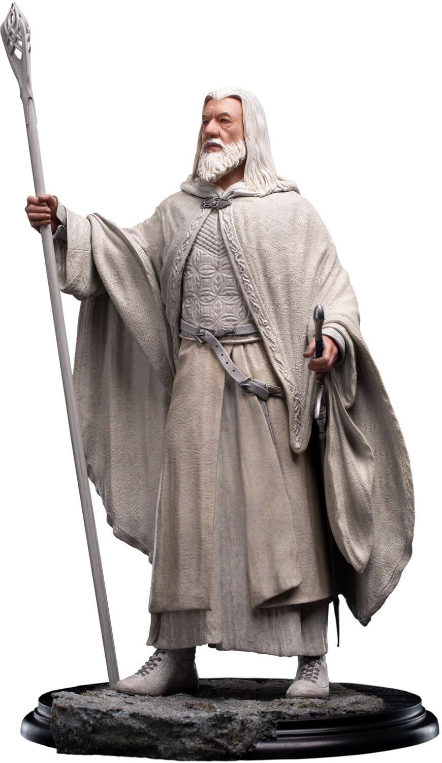 Weta Workshop - Il Signore degli Anelli Trilogia - Serie Classica - Gandalf La Statua Polystone Bianca