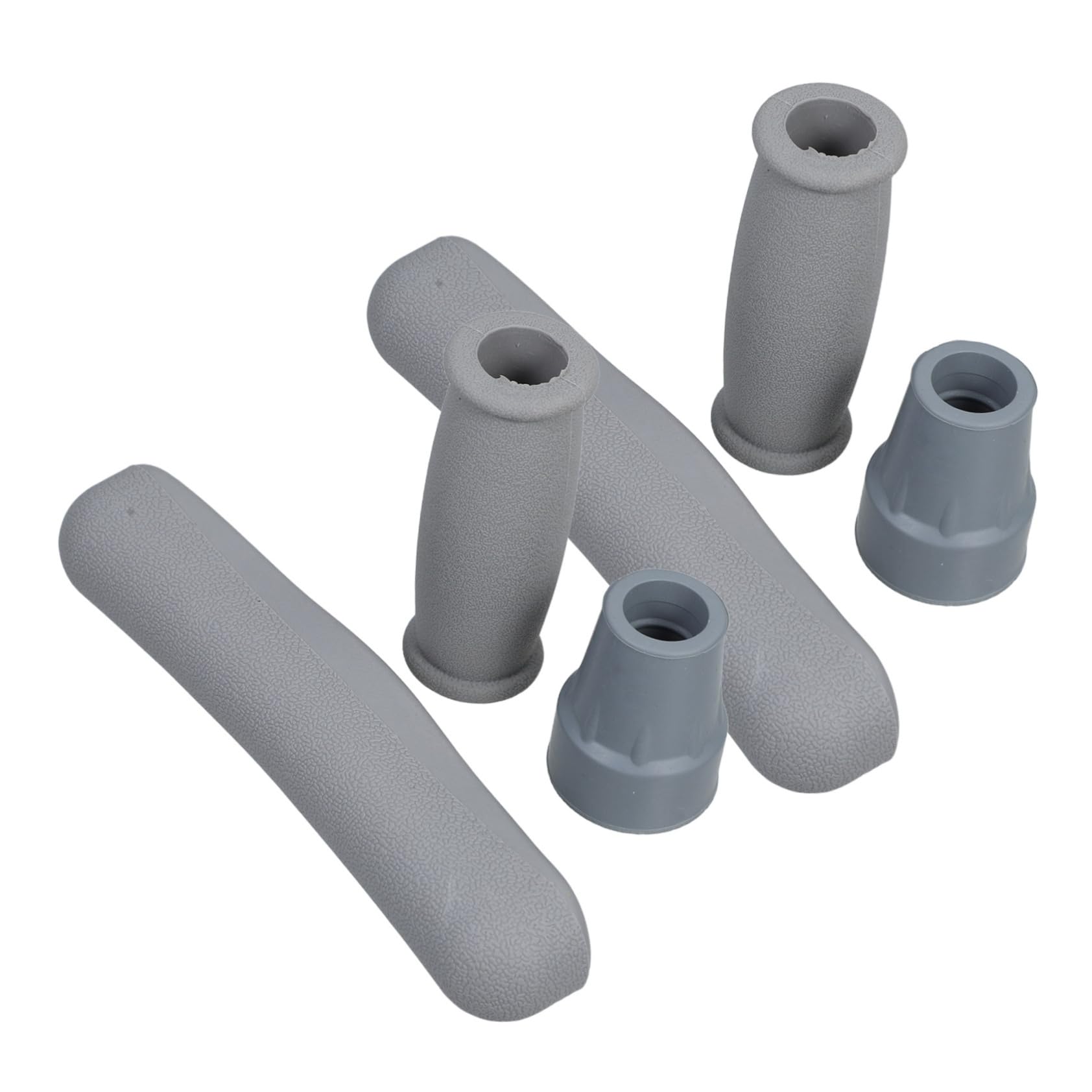 SOESFOUFU Ergonomic Crutch Hand Grip Replacement Comfortable Non-Slip 2 Sets for Walking Cane Handle Universal Fit for Elderly Crutch Supplies