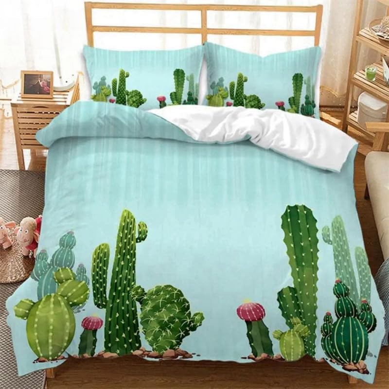 Housse de couette 220x240 plantes vertes pour transformer votre chambre en un havre de nature