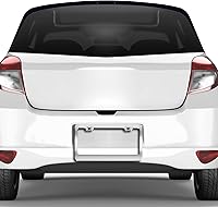 Vista 2 de Makoroni - Propiedad de una niña colombiana Colombia Colombian Bl marco de matrícula de acero, titular de la etiqueta de licencia