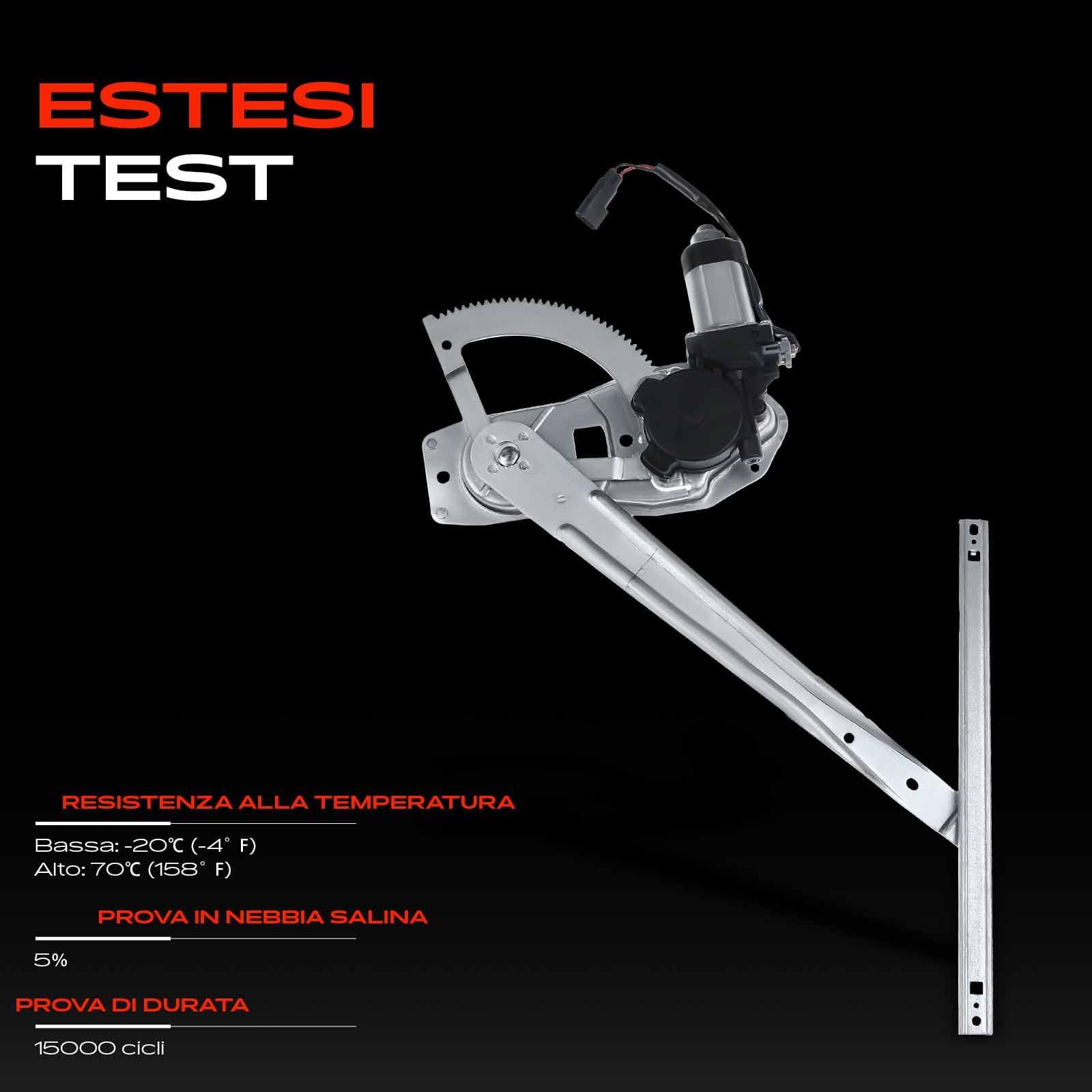 Frankberg Alzacristalli con motore 2/3 porte anteriore sinistro Sostituzione per Transit Bus FD FB FS FZ FC Transit Kasten FA Transit pianale/telaio FM FN tutti i motori 2000-2014 YC15V23201