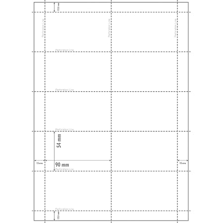 Q-Connect Name Badge Inserts 54x90mm 10 Per Sheet (Pack of 25) : Amazon ...