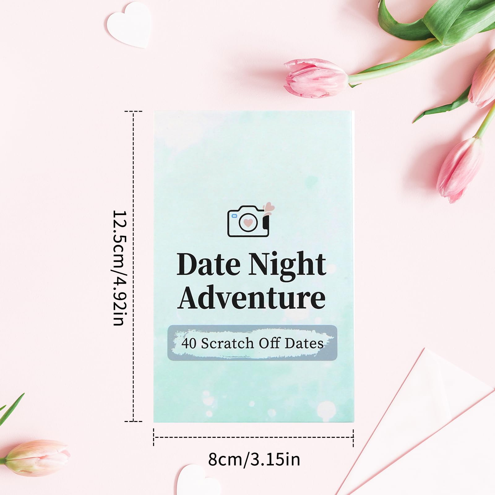 40 Creative Date Night Card Games for Couples, Unique Date Deck Scratch Off Cards - Image 2