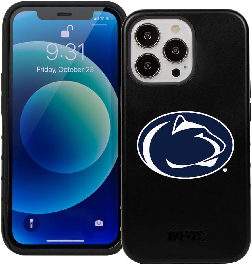Guard Dog Case Compatible with iPhone 13 Pro - Military Grade - Rugged Two Piece Protection - Collegiate Licensed - Penn State Nittany Lions - Logo