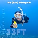 AKASO Brave 8 Lite Waterproof Action Camera with 4K60 Ultra HD Video, 20MP Photos, HDR, Touch Screen, SuperSmooth Stabilization, 8X Slow Motion, Zoom, Super Wide Angle, Remote Control and Accessories