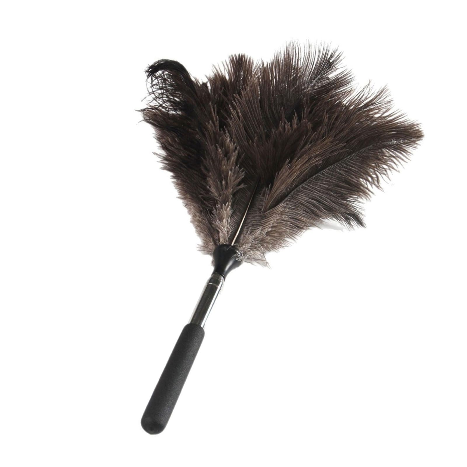 Bottone Extendable AntiStatic Natural Feathered Dusting Tool Flexible Design MultiSurface Use Dusters for Household Automotive Nonshedding Feathered Cleaning Tool