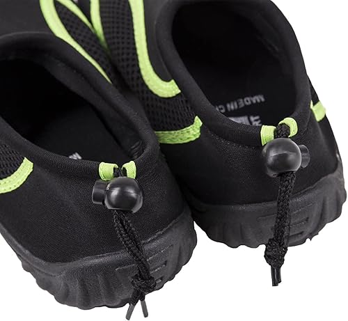 Vista 3 de TUSA Sport Zapatos acuáticos sin cordones negroverde talla 9