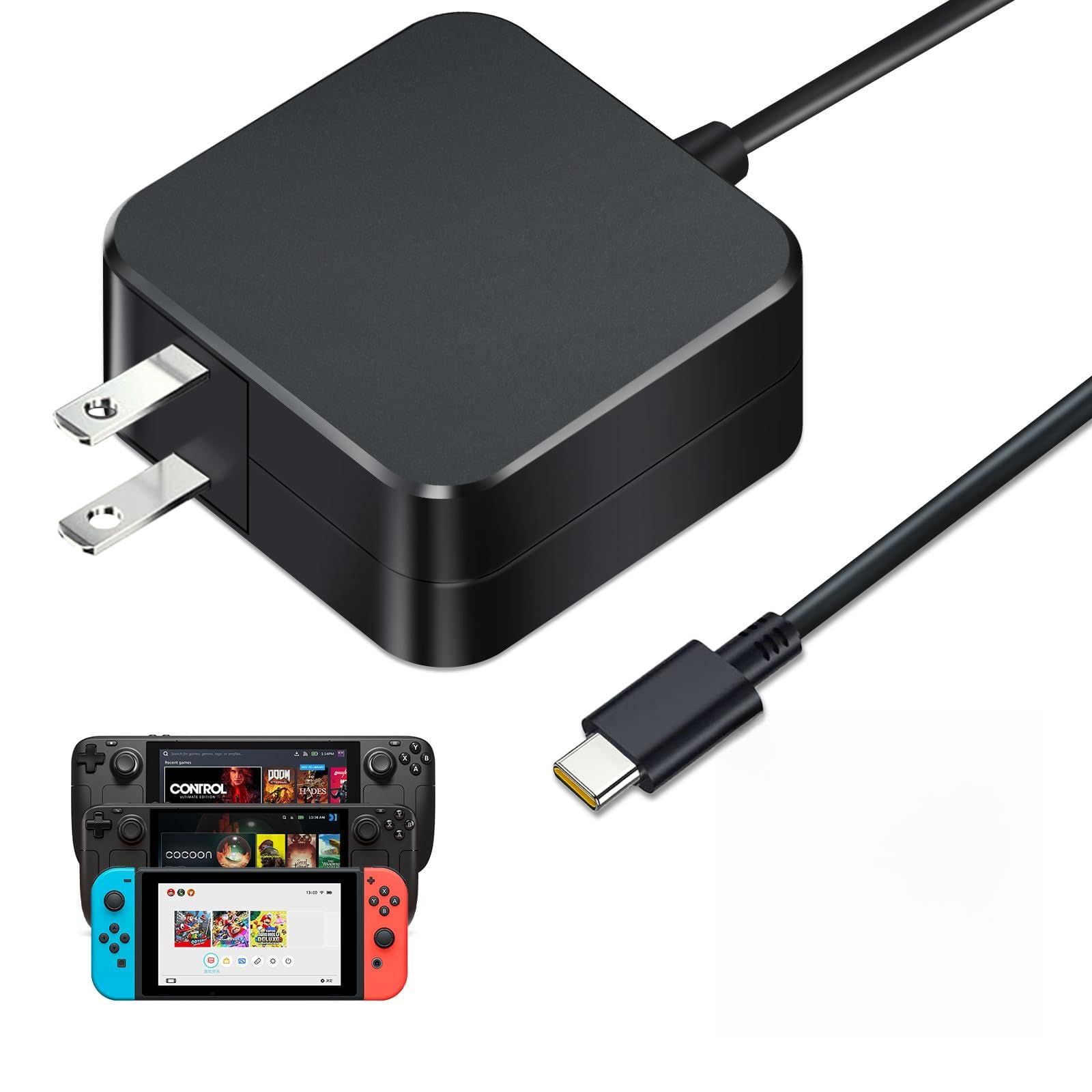 Amazon.com: 45W USB-C Fast Charger for Steam Deck/OLED，PD 3.0 AC