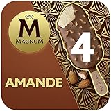 DÉSIGNATION LÉGALE DU PRODUIT: Glace vanille enrobée de chocolat au lait (30%) et d'amandes (4,5%).