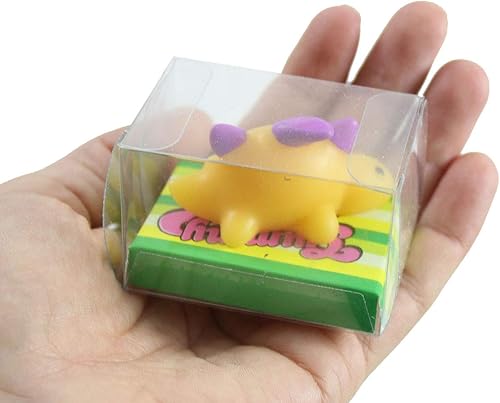 Miniatura 4 de Curious Minds Busy Bags Dinosaurio Mochi Squishy Animales  Kawaii  Sensorial, Estrés, Fidget Juguete a granel  Juguete de dinosaurio brillante (24